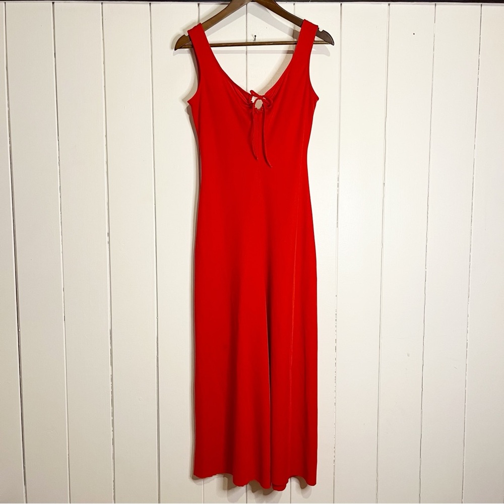 Vintage Petites Algo-Ettes Red Jumpsuit.